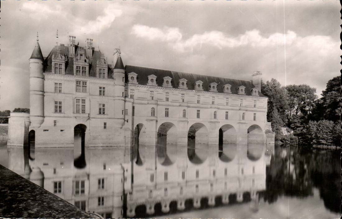 Loire ch4ateau Cheonceaux - das Schloss auf teurem - CPA