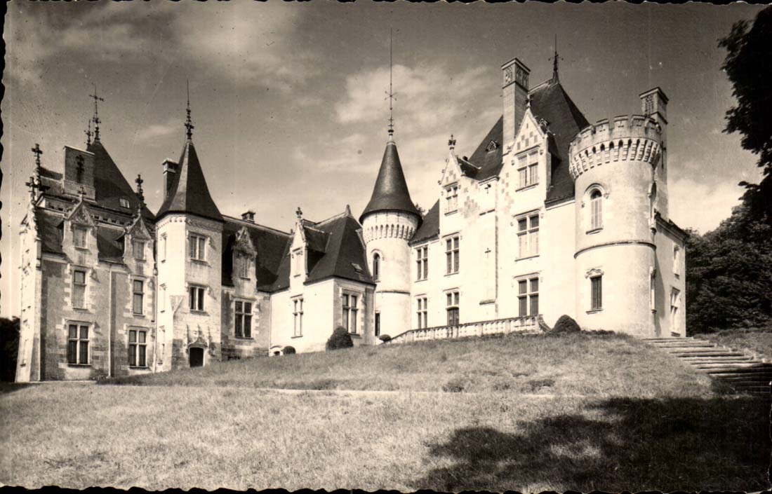 Einfassungen - Schloss der Spindel oder am 3 Juni 1937 war die Verbindung des Herzogs von Windsor und der Mrs Warfield beruhmt - CPA