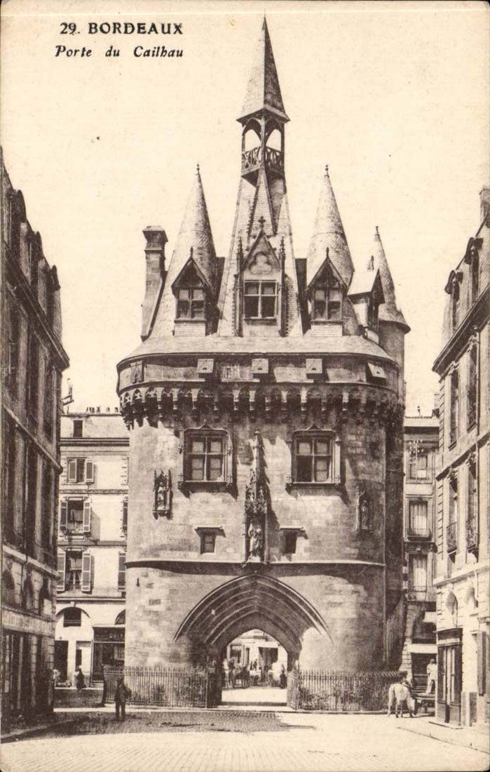 Bordeaux - Gate of Cailbau - CPA