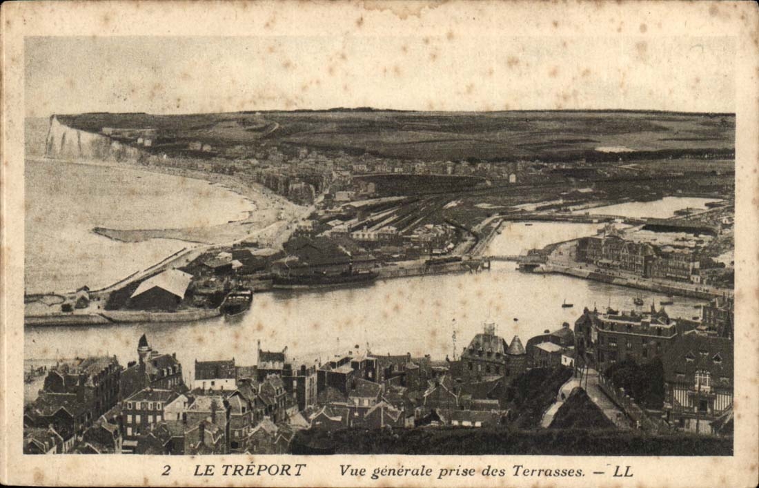 Treport CPA View taken of the Terraces