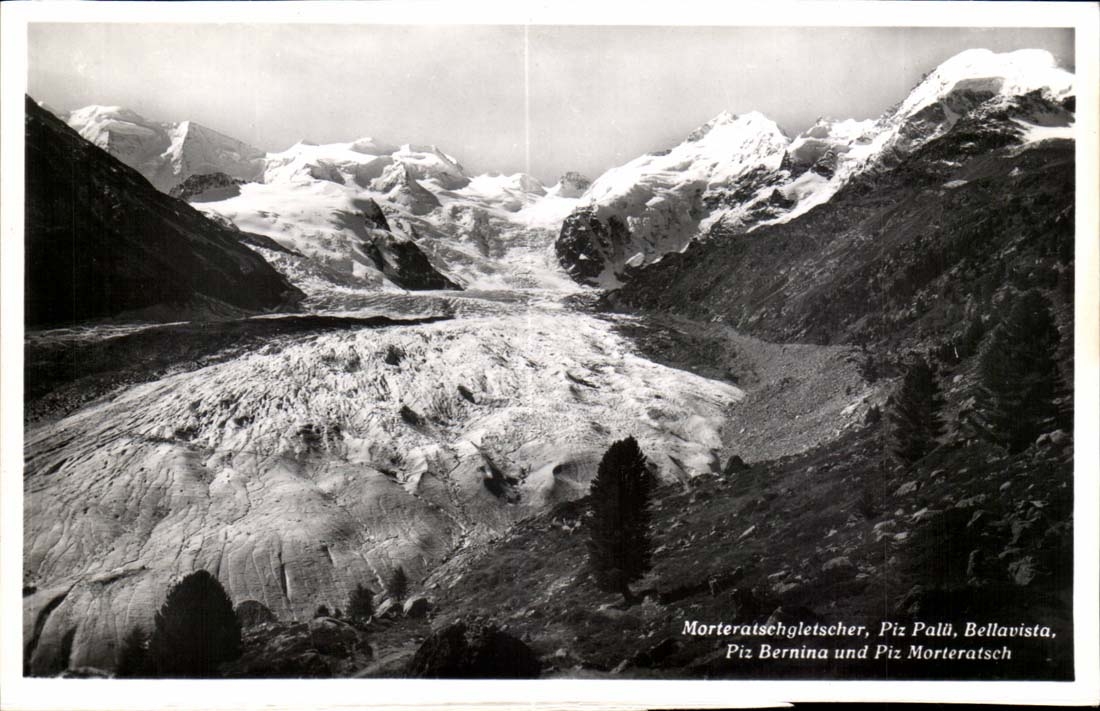 Suisse Morteratschgletscher Piz Palu Bellavista