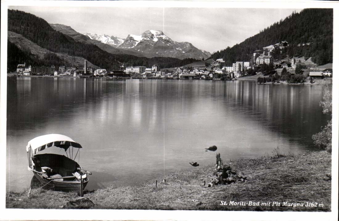 Suisse St Moritz Bad mit Plz Margna 3162m