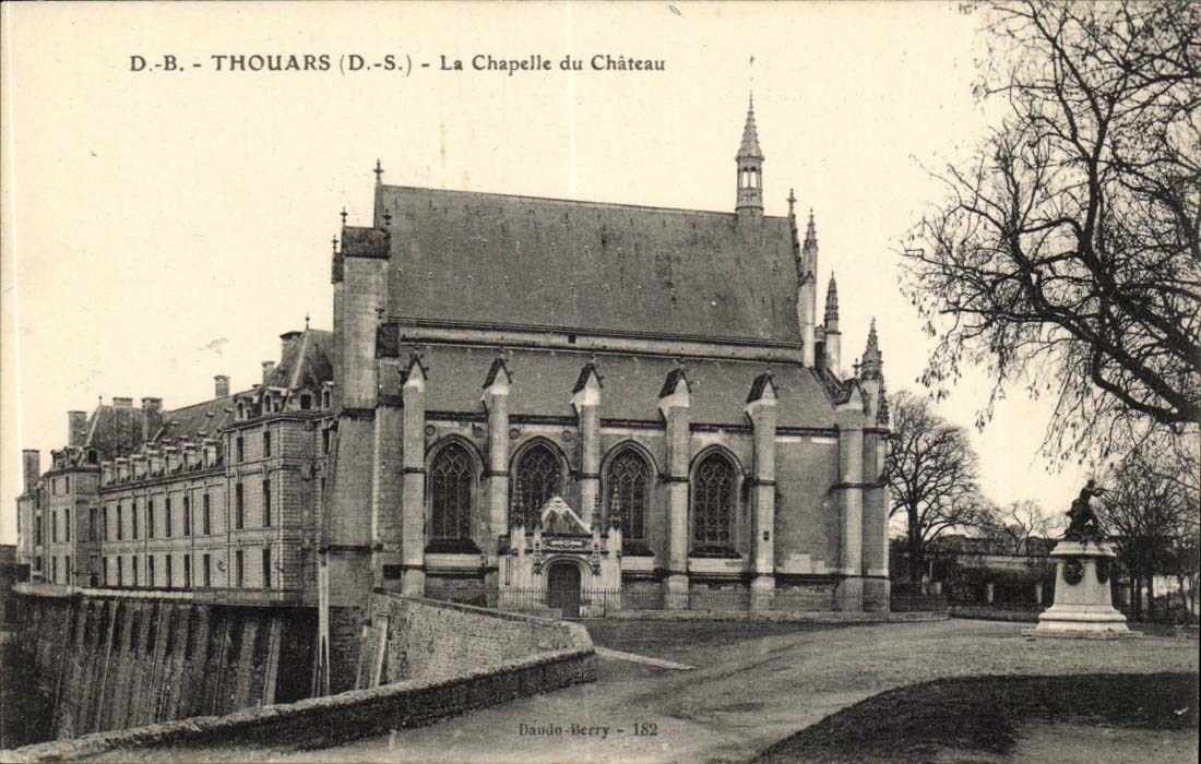 Thouars CPA the vault of the castle