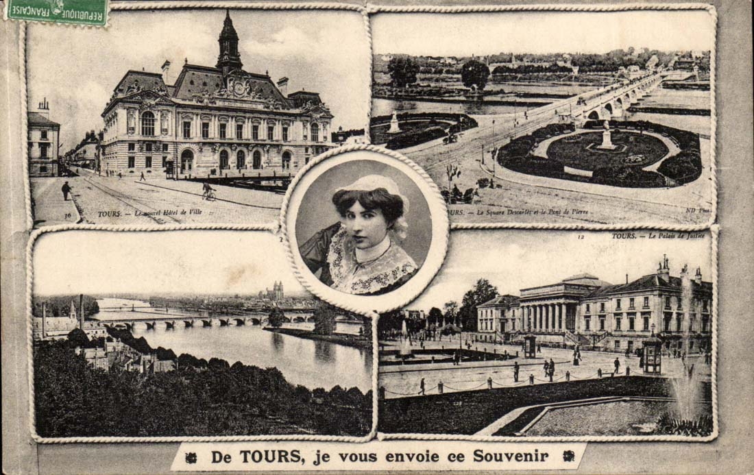 De Tours CPA Je vous envoie ce souvenir