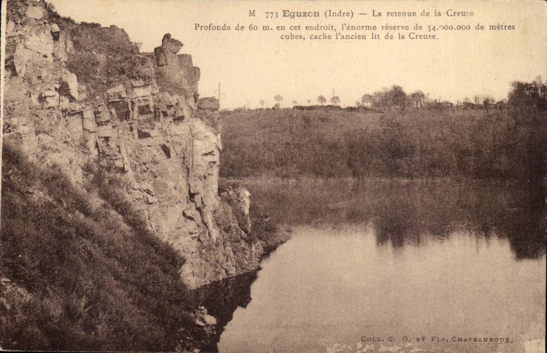 Eguzon CPA die Reserve vom hohlen