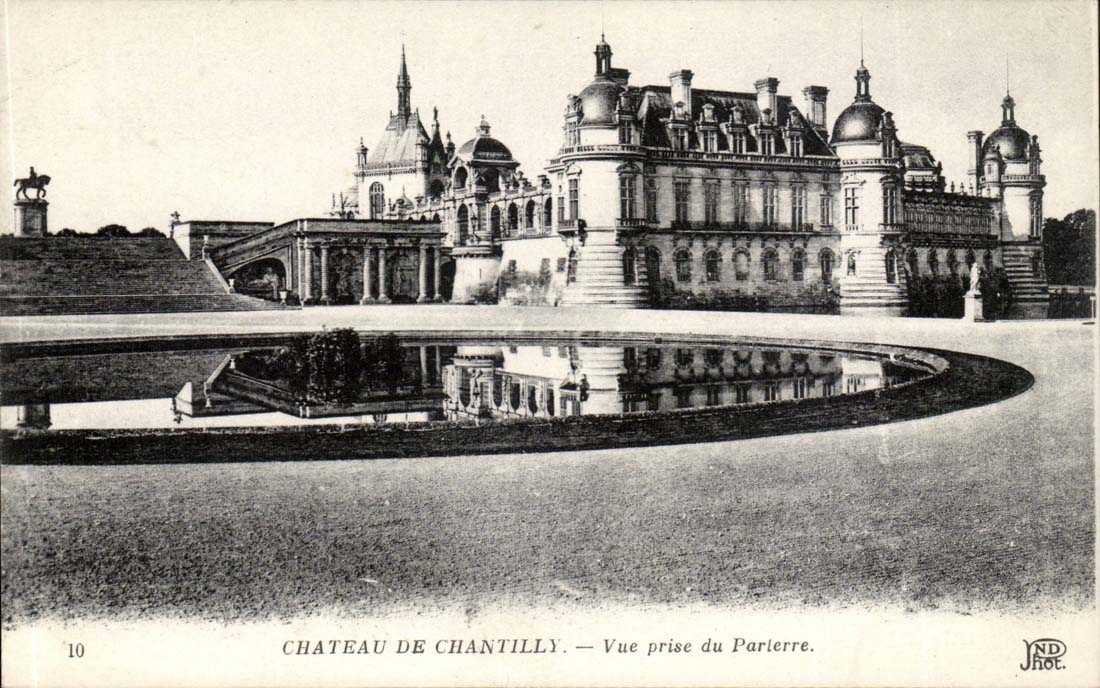 Chantilly CPA the castle Seen from of the floor