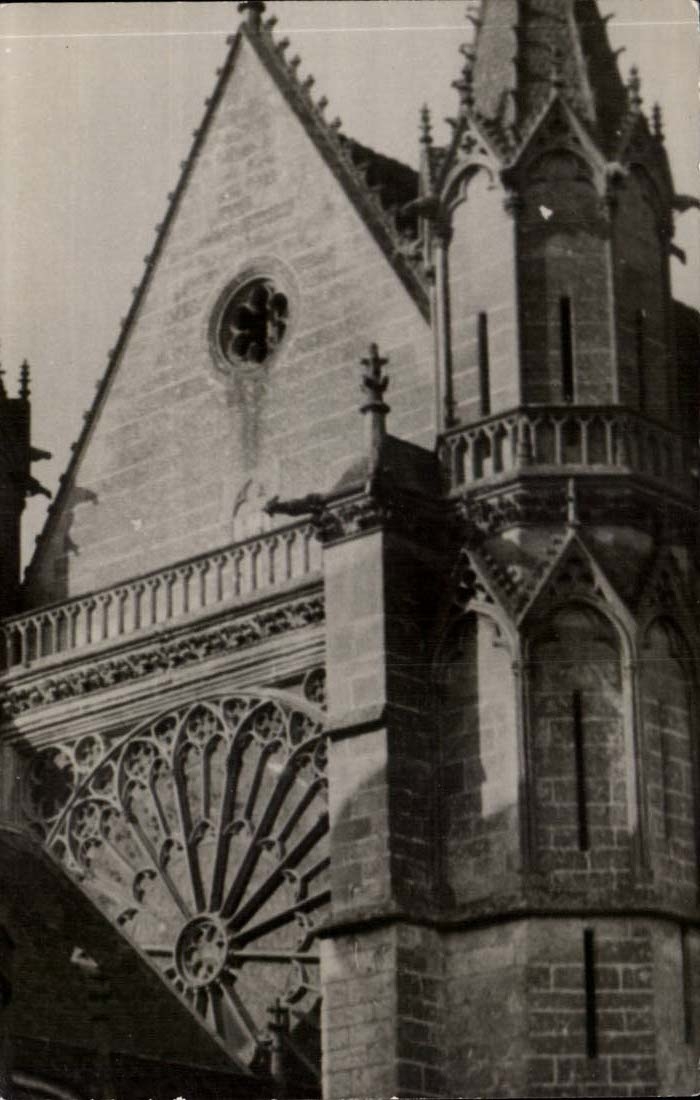 Saint Germain of Fry CPA Abbey church