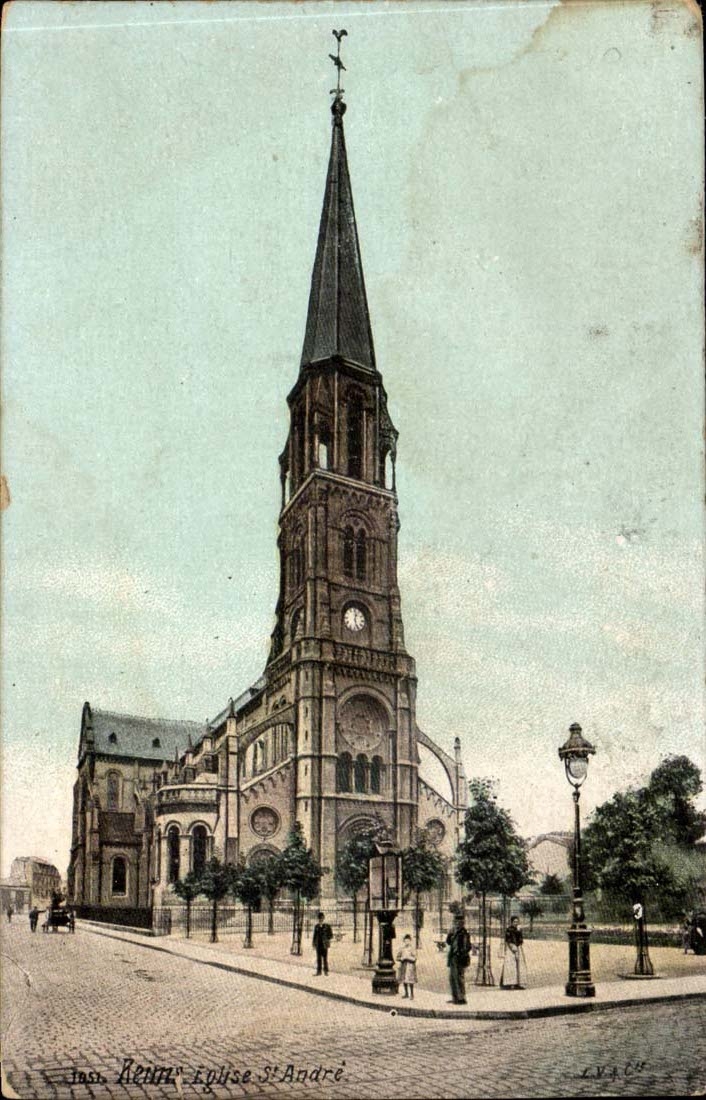 Kirche Saint Andre Reims-CPA