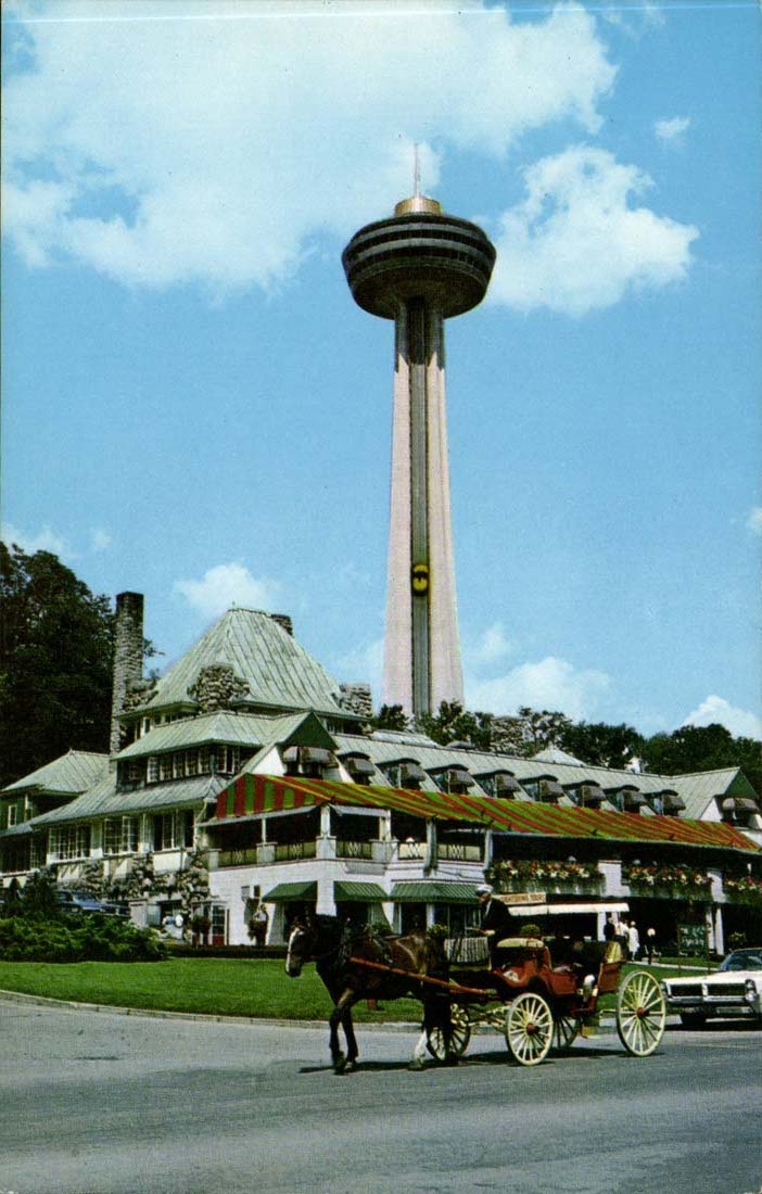 Canada MODERN CARD The Refectory restoring taken from Queen Victoria PArk the Niagara Falls