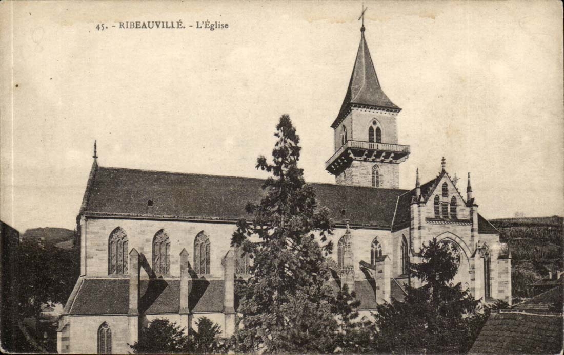 Ribeauville CPA the church