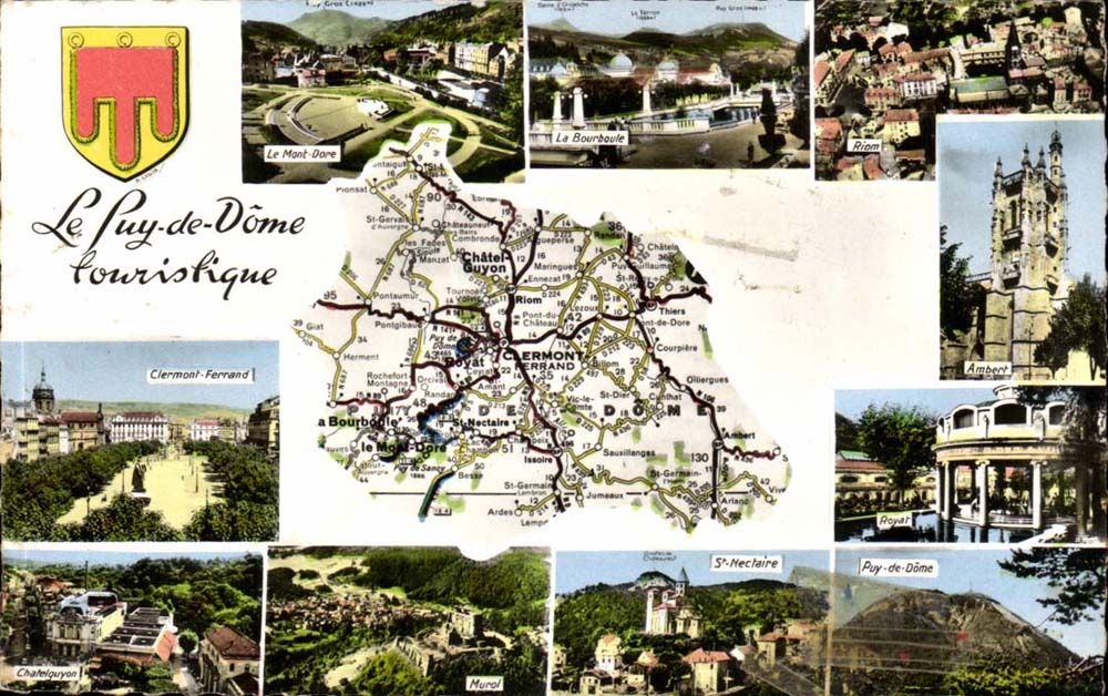 Puy de Dome MODERN CARD