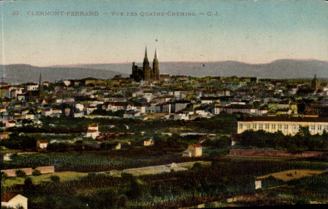 Clermont Ferrand CPA Seen of the four Ways