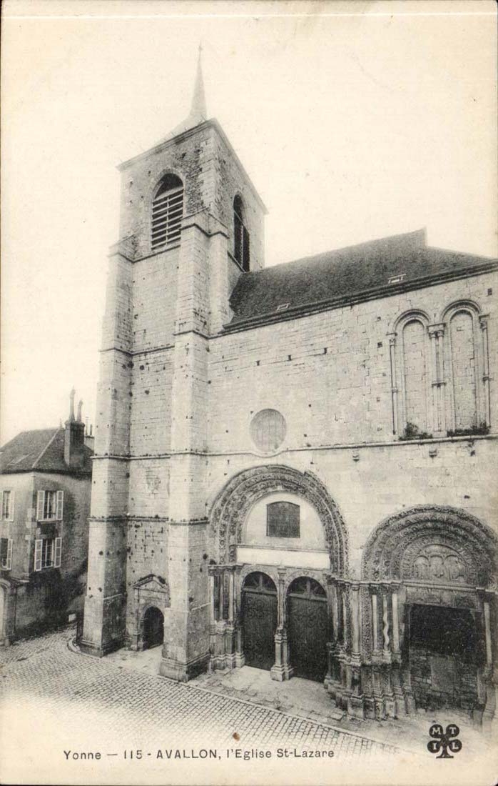 Avallon CPA the church St Lazare
