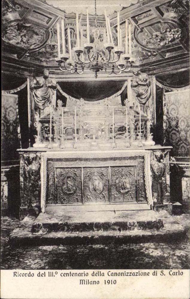 Italy Italia Ricordo LED II centenario della Canonizzazione di S CArlo Milano 1910