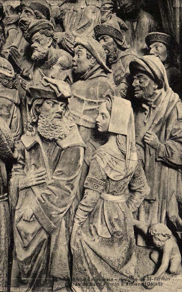 Amiens CPA the Histoire cathedral of St Firmin Saint Firmin Entree of Saint Firmin has Amiens