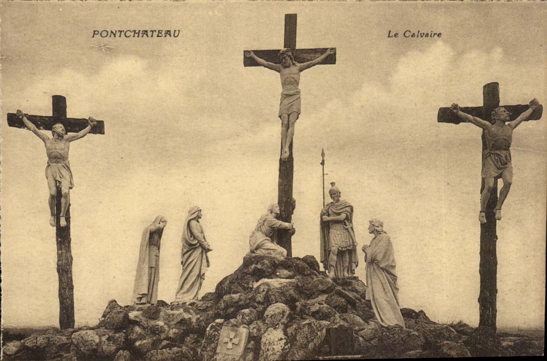 Pontchateau CPA the martyrdom