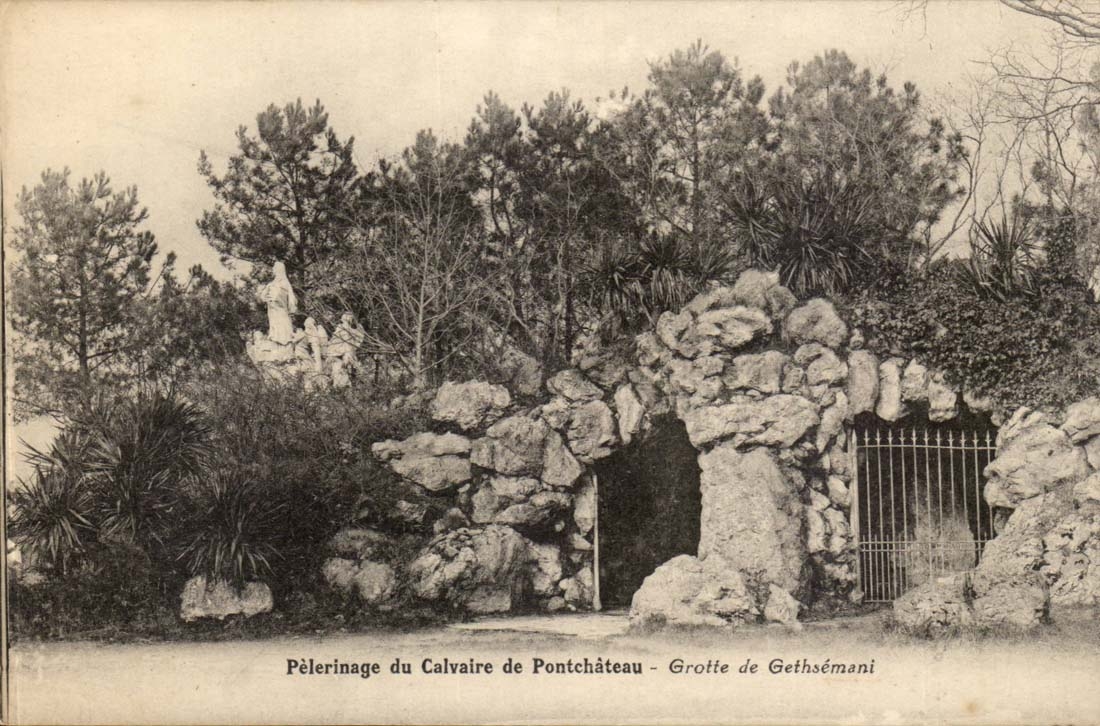 Pilgrimage of the Martyrdom of Pontchateau CPA Cave of Gethsemani