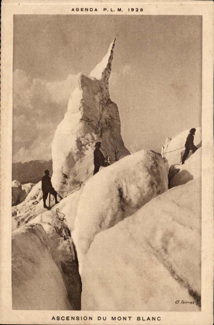 CPA Climbing of the Mount Blanc