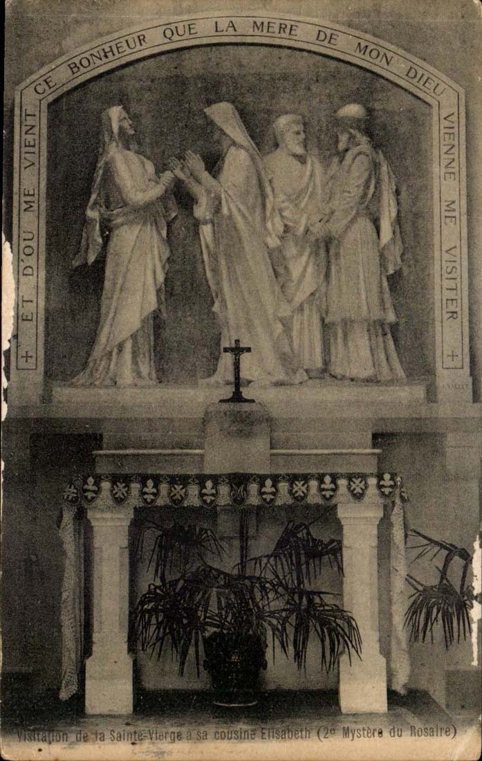 CPA Visitation of the Virgin has her cousin Elisabeth (2nd mystery of the Rosary)