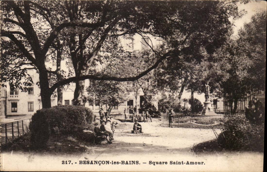 Besancon les Bains CPA Sqaure Saint Love