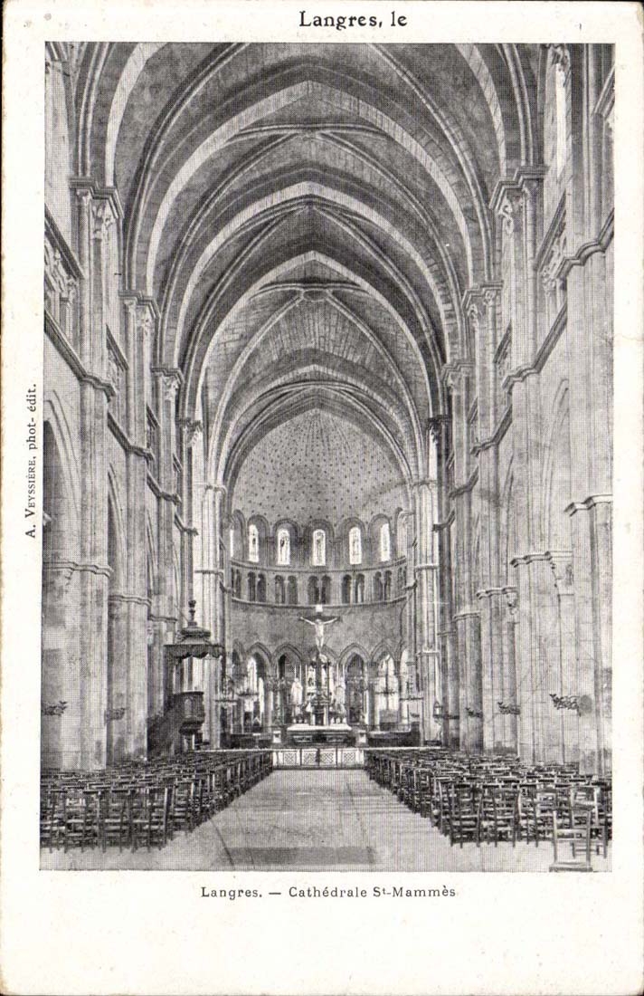 Langres - Cathedral St Mammes - CPA