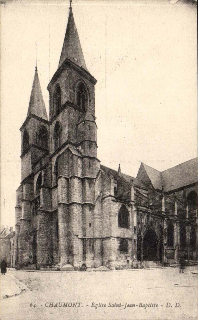 Chaumont - Church Saint Jean Baptiste - CPA