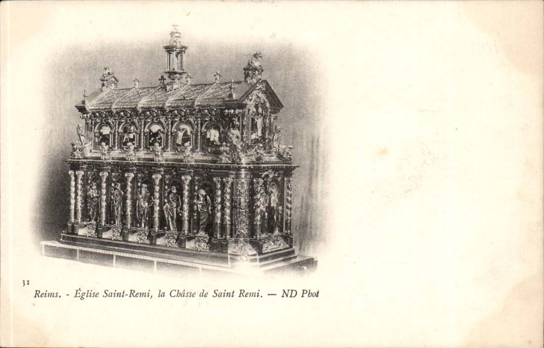 Reims - Kirche-Saint Remi die Jagd von Saint Paul - CPA