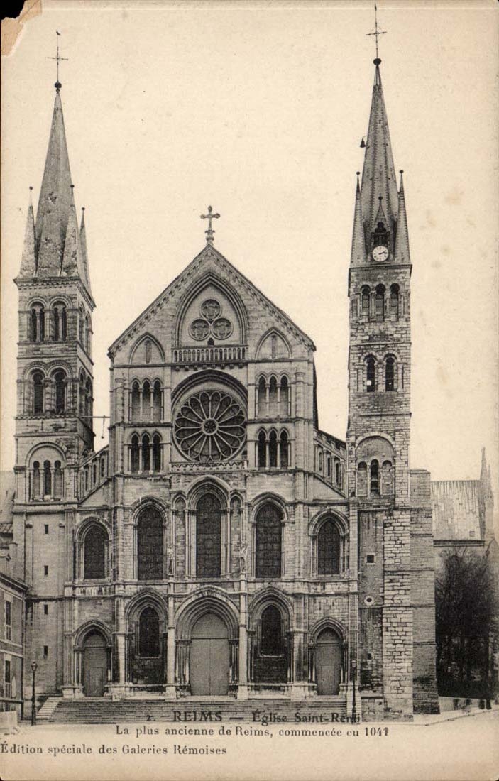 Reims - die alteste Kirche-Str Remi von Reims 1041 - CPA