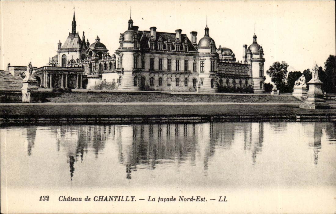 Chantilly - the Castle - Northern Facde Is - CPA