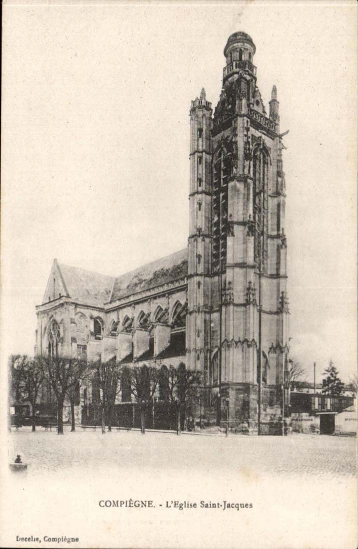 Compiegne - the Church Saint Jacques - CPA