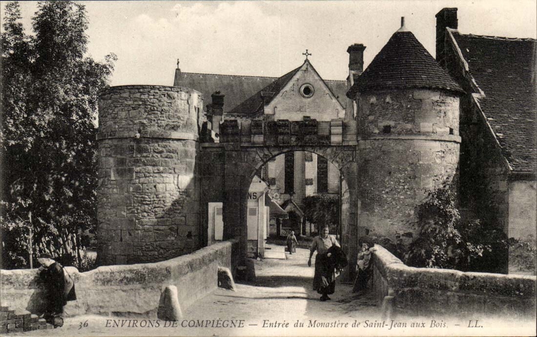 Compiegne - Entrance of Monaste of Jean saint to Wood - CPA