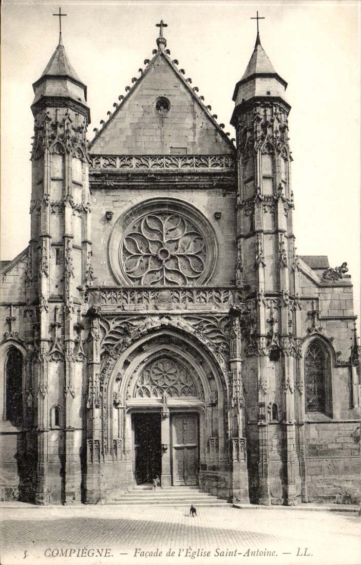 Compiegne - Frontage of the Church Saint Antoine - CPA