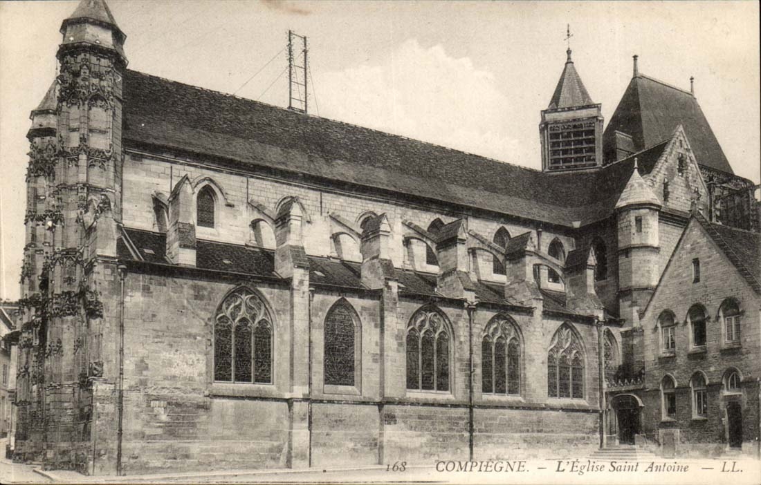 Compiegne - the Church Saint Antoine - CPA