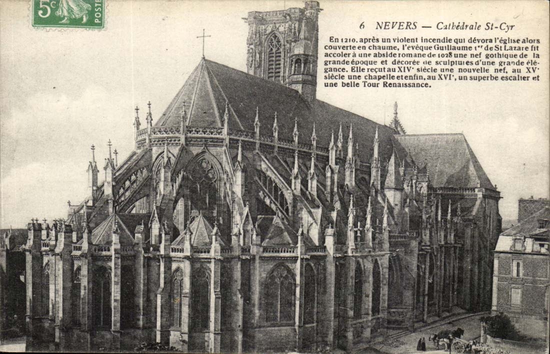 Nevers - Cathedral St Cyr - CPA