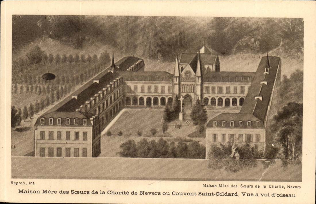 Nevers - head office of the Sister of the Charity of Nevers or Convent Saint Gildard - CPA