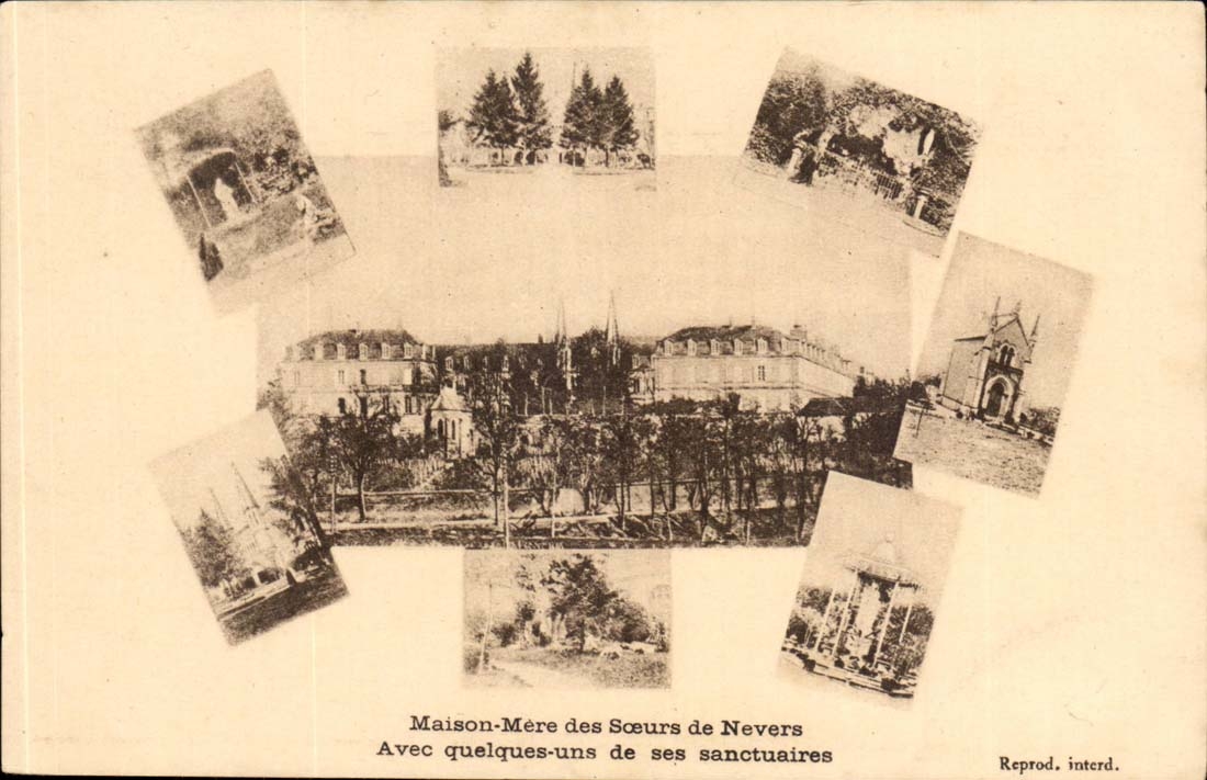 Nevers - Head office of the Sisters of Nevers With some of its sanctuaries - CPA