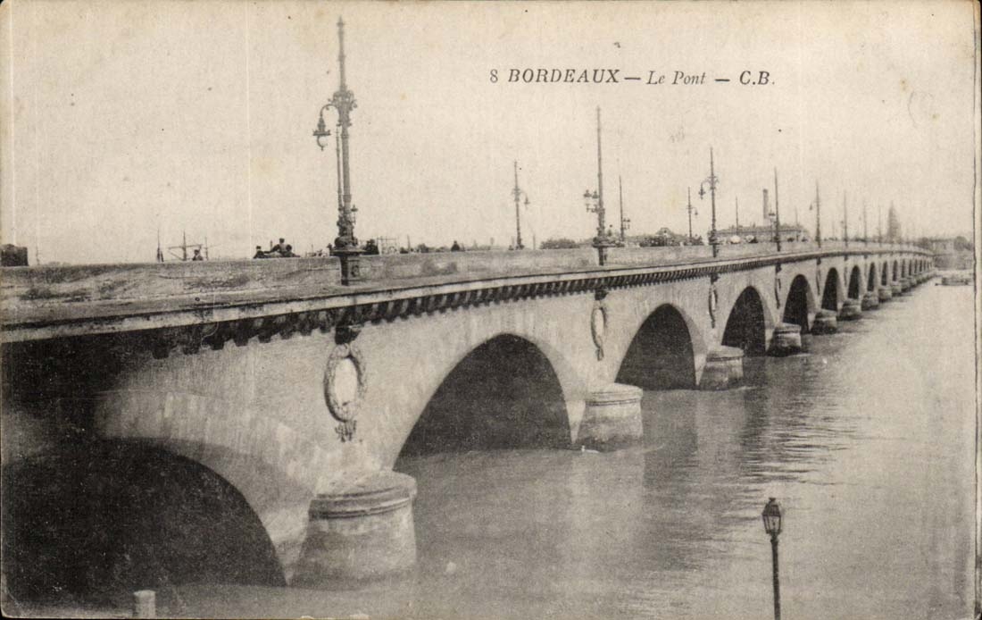 Bordeaux - the Bridge - CPA