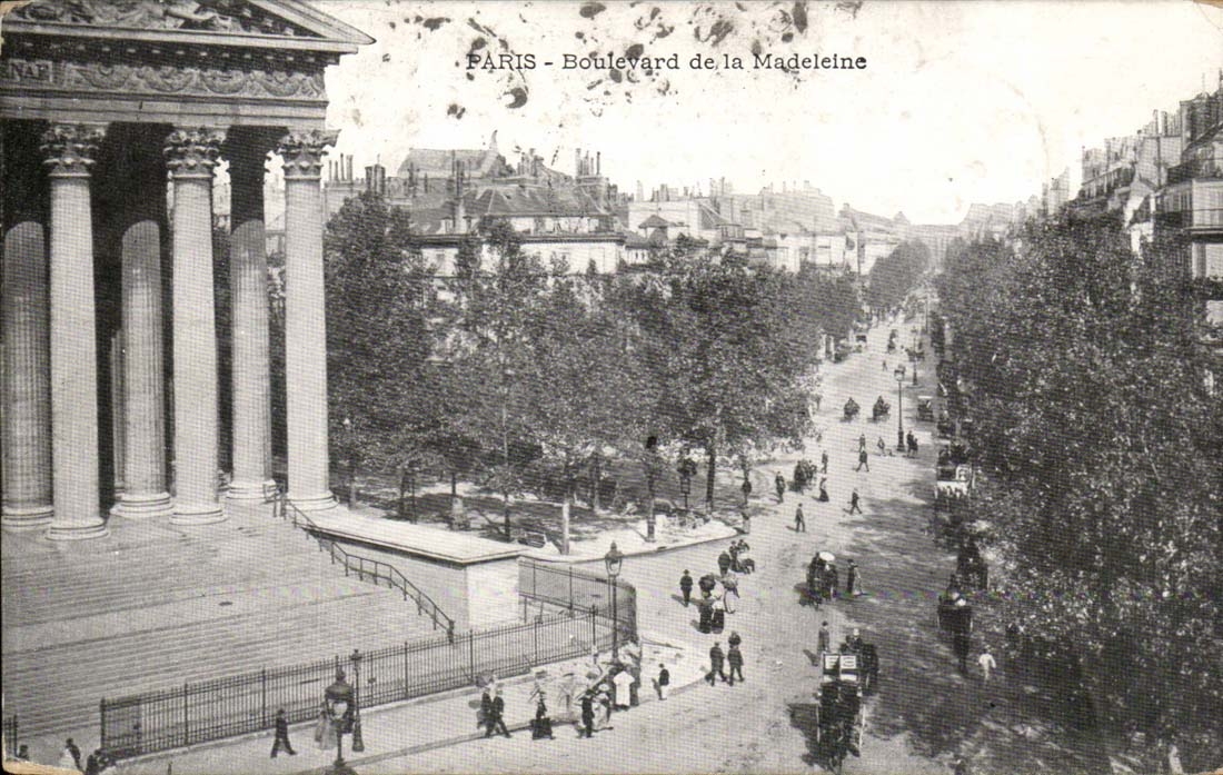 Paris 8 - The Street Royal and the Madeleine - CPA