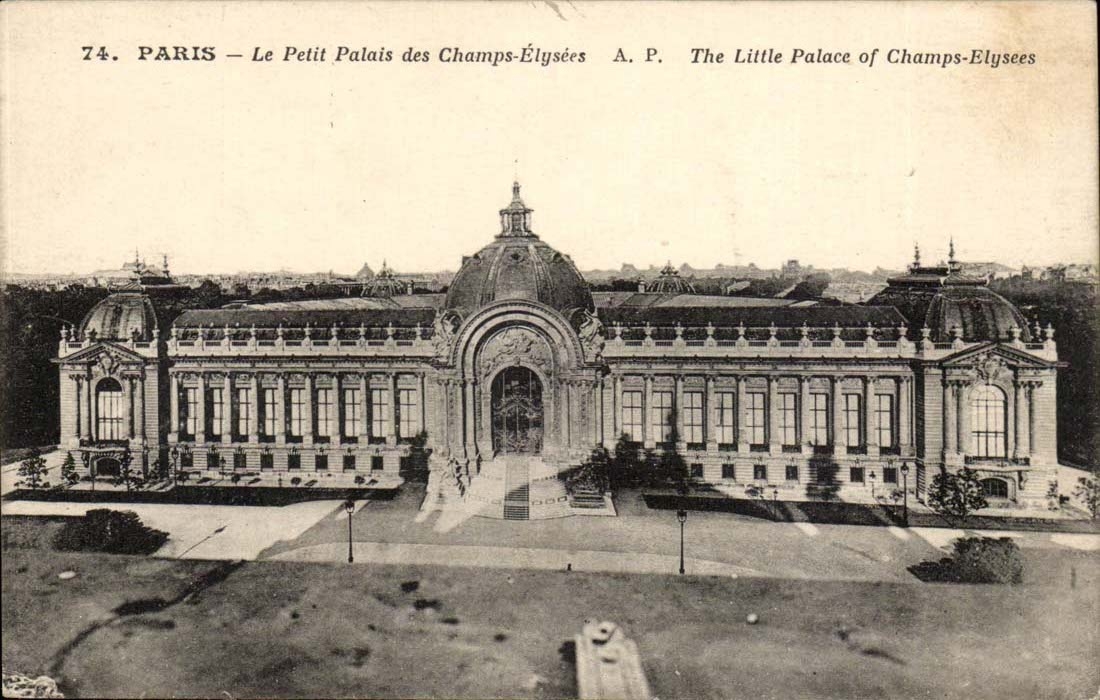 Paris - 8 - the Petit Palais of the Fields - Elysees - CPA