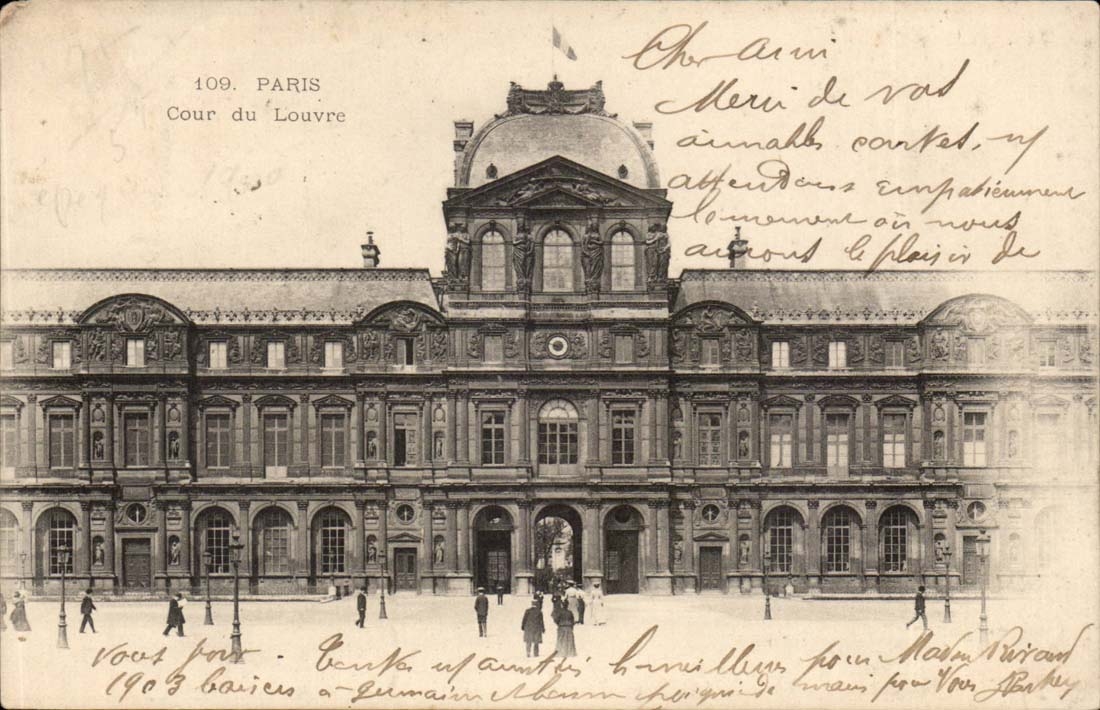 Paris - 1 - Gericht des Louvre - CPA
