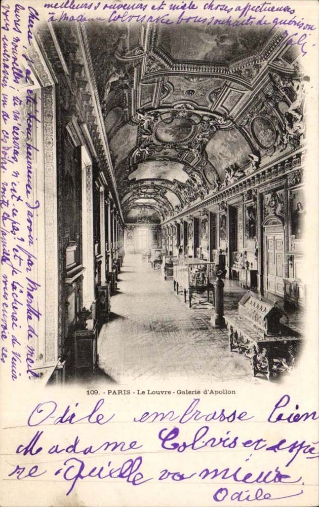 Paris - 1 - Louvre-Galerie von Apollo - CPA