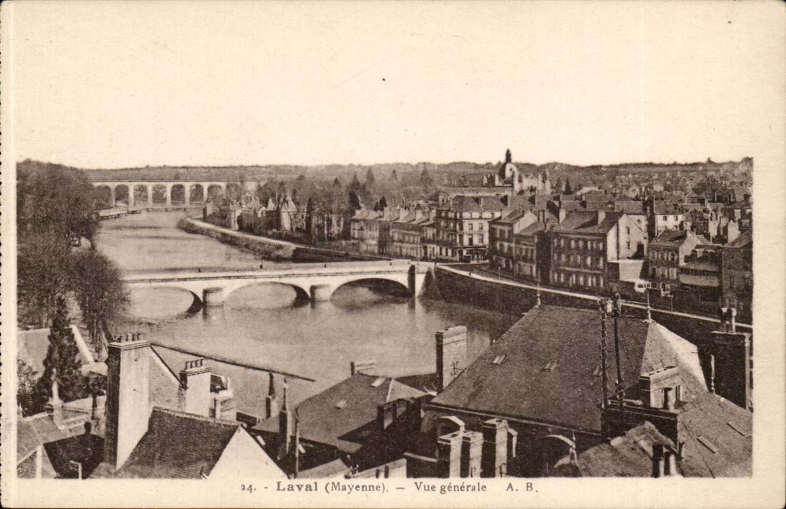 Laval - View - CPA