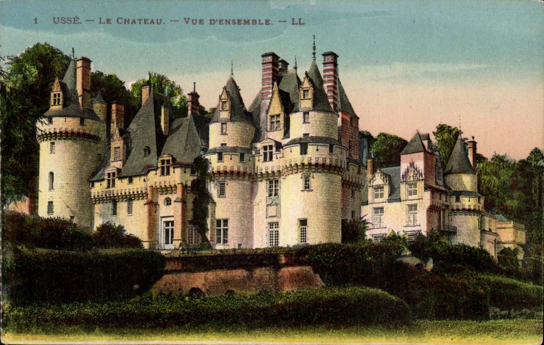 Abgenutzte - das Schloss - Gesamtabbildung - CPA