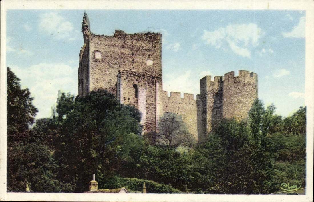 Montbazon - der Unterhalt - Ruinen des Schlosses ist - CPA