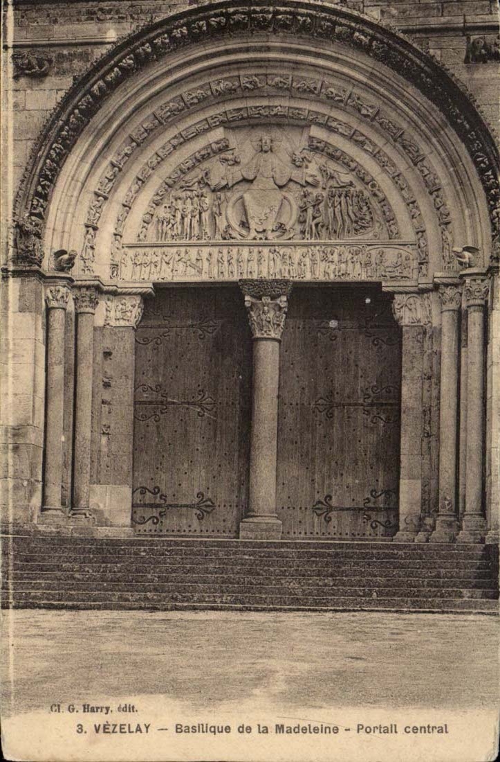 Vezelay - Basilika des Madeleine - zentrales Gatter - CPA