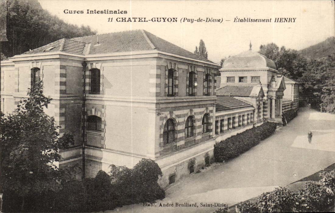Chatelguyon - Chatel-Guyon - Large Thermal baths - Henry Establishment - CPA