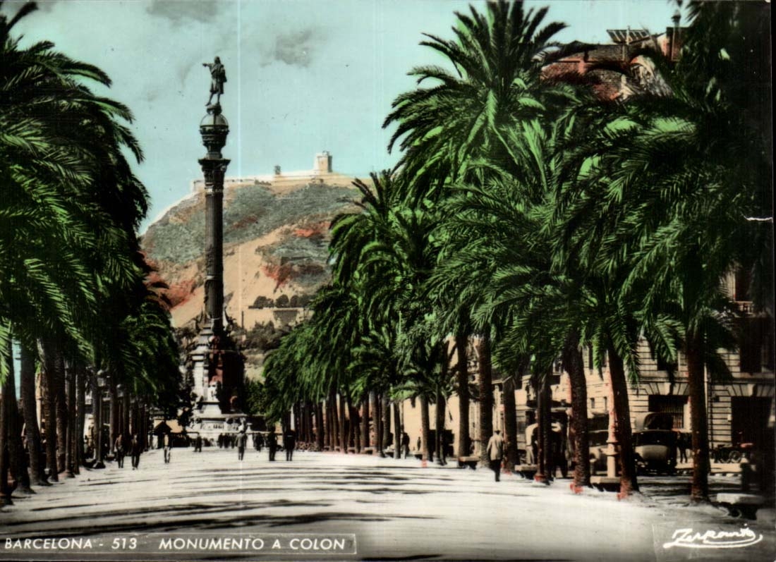 Espana - Spain - Spain - Barcelona - Monumento have Colon - CPA