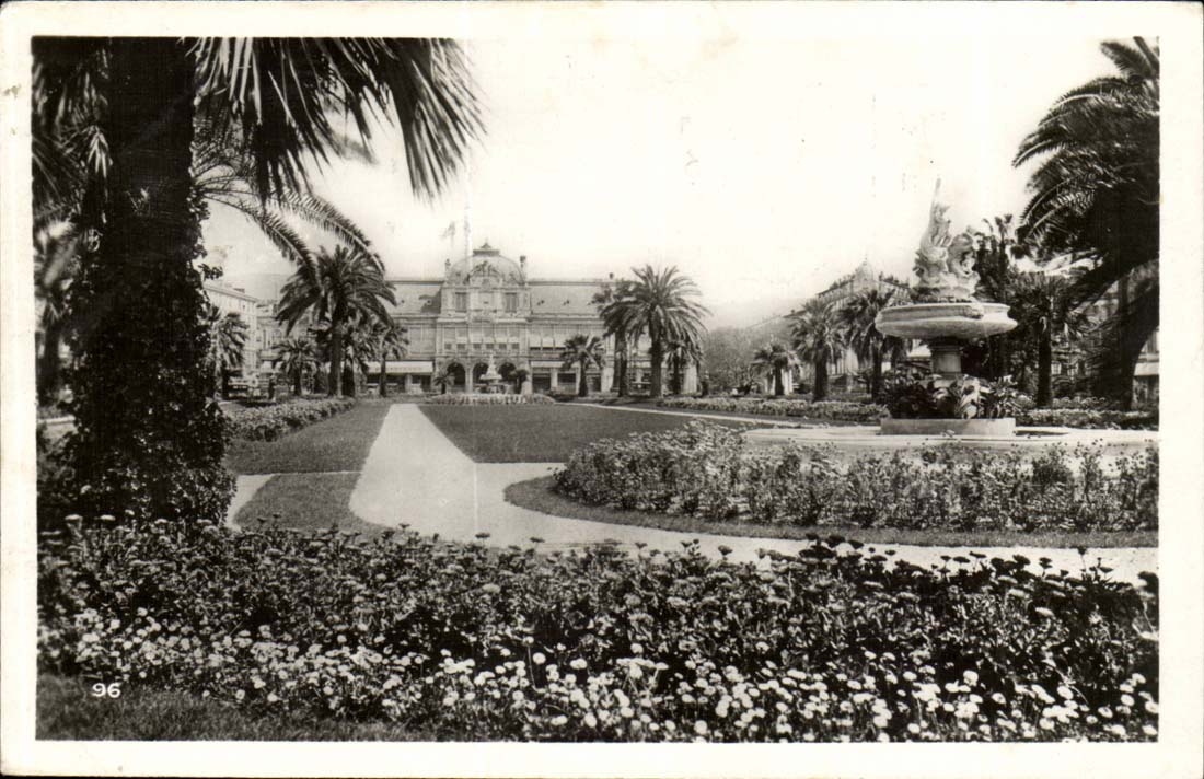 Nice - casino and Gardens - CPA