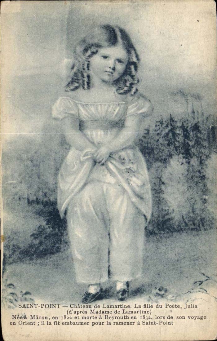 Fantasy - Child - File - saint Not the Girl of Julia Poet according to Madam de Lamartine - CPA