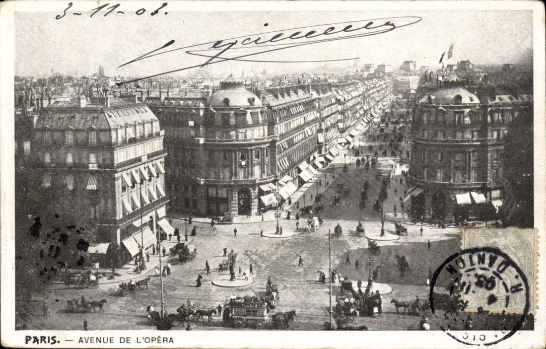 Paris - 8 the Avenue of the Opera - CPA